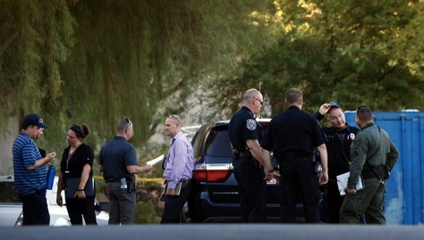 Teen shot dead on campus of North Las Vegas high school, cops say.